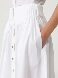 Gonna Tory Burch in cotone stretch