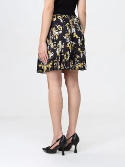 Gonna Versace Jeans Couture in crêpe plissettato