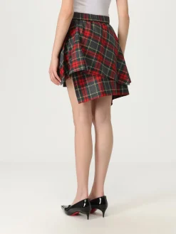 Gonna Vivienne Westwood in lana vergine con stampa Tartan