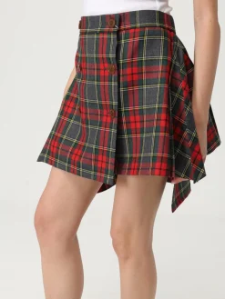 Gonna Vivienne Westwood in lana vergine con stampa Tartan