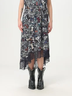 Gonna Zadig & Voltaire in viscosa stampata