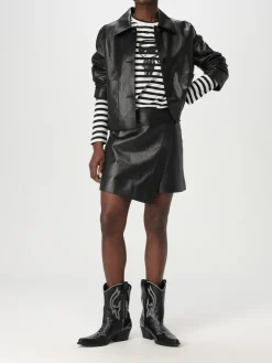 Gonna-pantaloncino Karl Lagerfeld in pelle sintetica