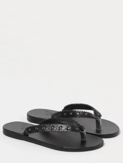 Infradito Ancient Greek Sandal in pelle con borchie