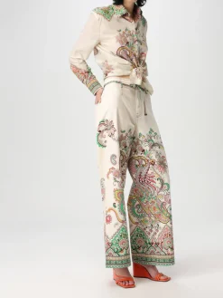 Jeans a gamba larga Paisley Etro