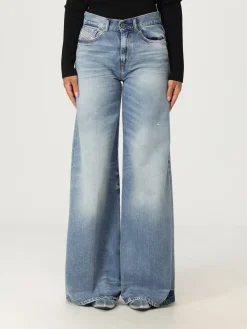 Jeans a palazzo Diesel in denim