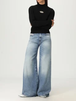 Jeans a palazzo Diesel in denim