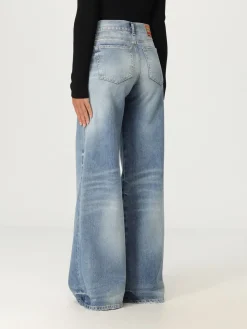 Jeans a palazzo Diesel in denim
