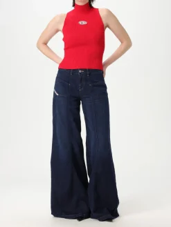 Jeans a zampa Diesel in denim