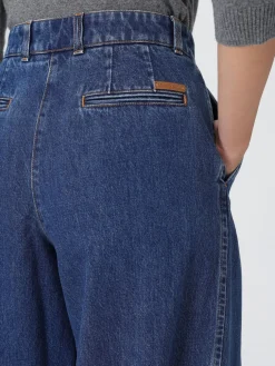 Jeans a zampa Dolce & Gabbana in denim