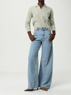 Jeans a zampa Maison Margiela in denim