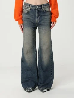 Jeans a zampa Moschino Jeans in denim