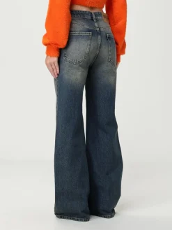 Jeans a zampa Moschino Jeans in denim