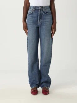 Jeans Agolde in denim di cotone rigenerato