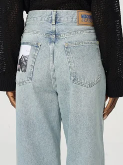 Jeans ampio a vita media Moschino Jeans