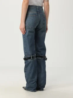 Jeans Coperni in denim con fettucce