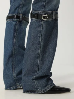 Jeans Coperni in denim con fettucce