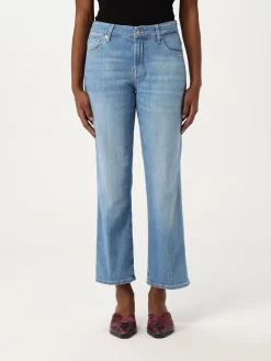 Jeans cropped 7 For All Mankind in denim