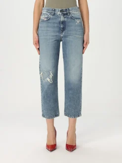 Jeans cropped Diesel in denim used