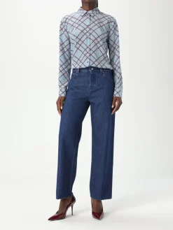 Jeans cropped Gucci in denim