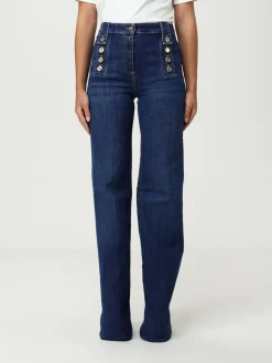 Jeans Elisabetta Franchi in denim di misto cotone