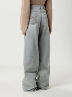 Jeans Ermanno Scervino in denim con ricami