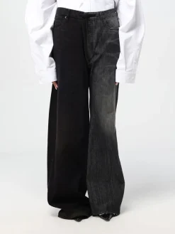 Jeans Fifty-Fifty Balenciaga in denim di cotone