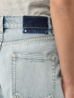 Jeans Golden Goose in denim distressed