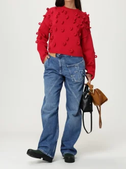 Jeans JW Anderson in denim di cotone