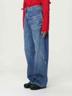 Jeans JW Anderson in denim di cotone