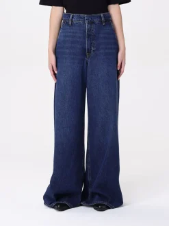 Jeans largo a vita bassa Frame