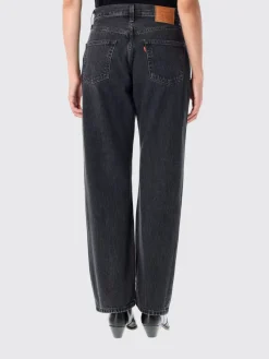 Jeans Levi's in denim di cotone con strass