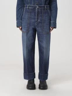 Jeans Medium Washed Cargo Denim Bottega Veneta