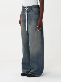 Jeans MM6 Maison Margiela in denim con coulisse
