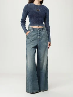 Jeans palazzo Diesel in denim