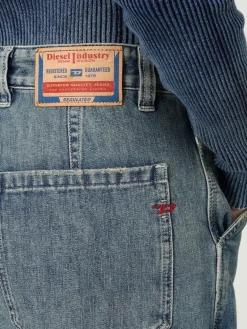 Jeans palazzo Diesel in denim