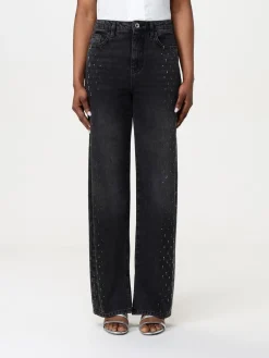 Jeans Patrizia Pepe in denim con strass