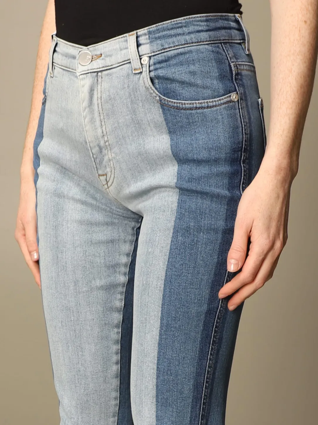 Jeans Pt in denim bicolor