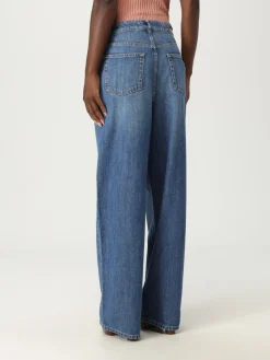 Jeans straight Pt Torino con applicazioni