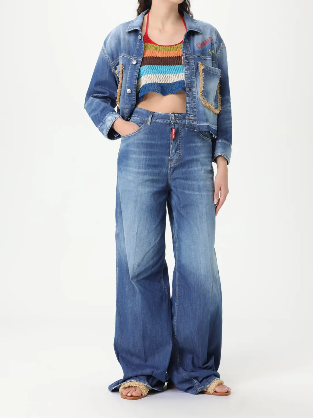 Jeans Summer Lovers Dsquared 2 in denim