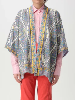 Kimono Etro in seta stampata
