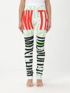 Leggings Moschino Couture in cotone stretch stampato