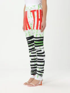 Leggings Moschino Couture in cotone stretch stampato