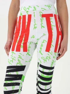 Leggings Moschino Couture in cotone stretch stampato