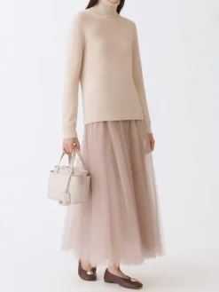 Maglia a dolcevita in lana vergine e seta Fabiana Filippi