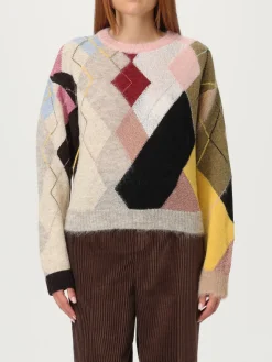 Maglia a girocollo a rombi Moschino Couture