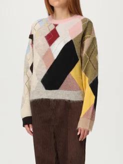 Maglia a girocollo a rombi Moschino Couture