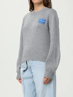 Maglia a girocollo in cashmere con logo Marni