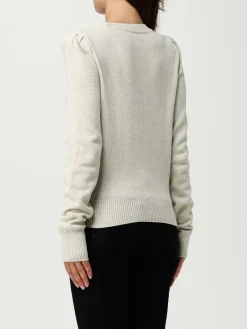 Maglia a girocollo in cotone e lana con logo Isabel Marant Etoile