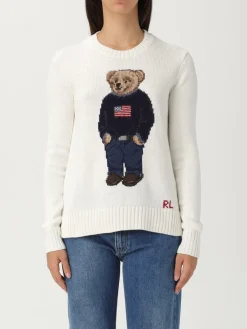 Maglia a girocollo in cotone e lino Teddy Polo Ralph Lauren