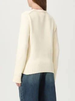 Maglia a girocollo in cotone con Bandiera Polo Ralph Lauren